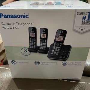 NIB PANASONIC CORDLESS PHONE SYSTEM